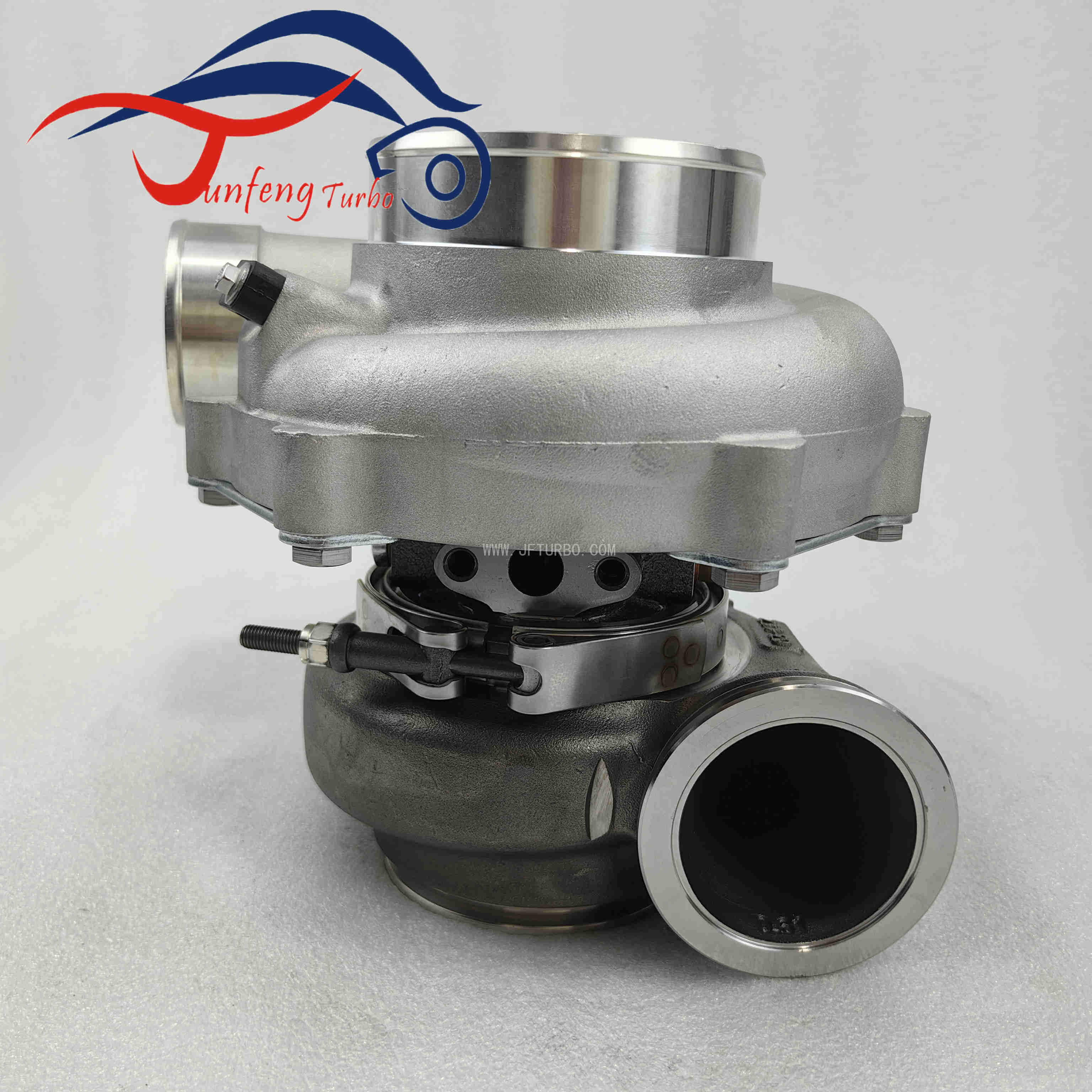 ceramic Dual Ball Bearing G35 Turbo Reverse Rotation 880696-5002S G35-1050 Turbocharger with V-BAND 0.61A / R Stainless Steel Turbine Housing