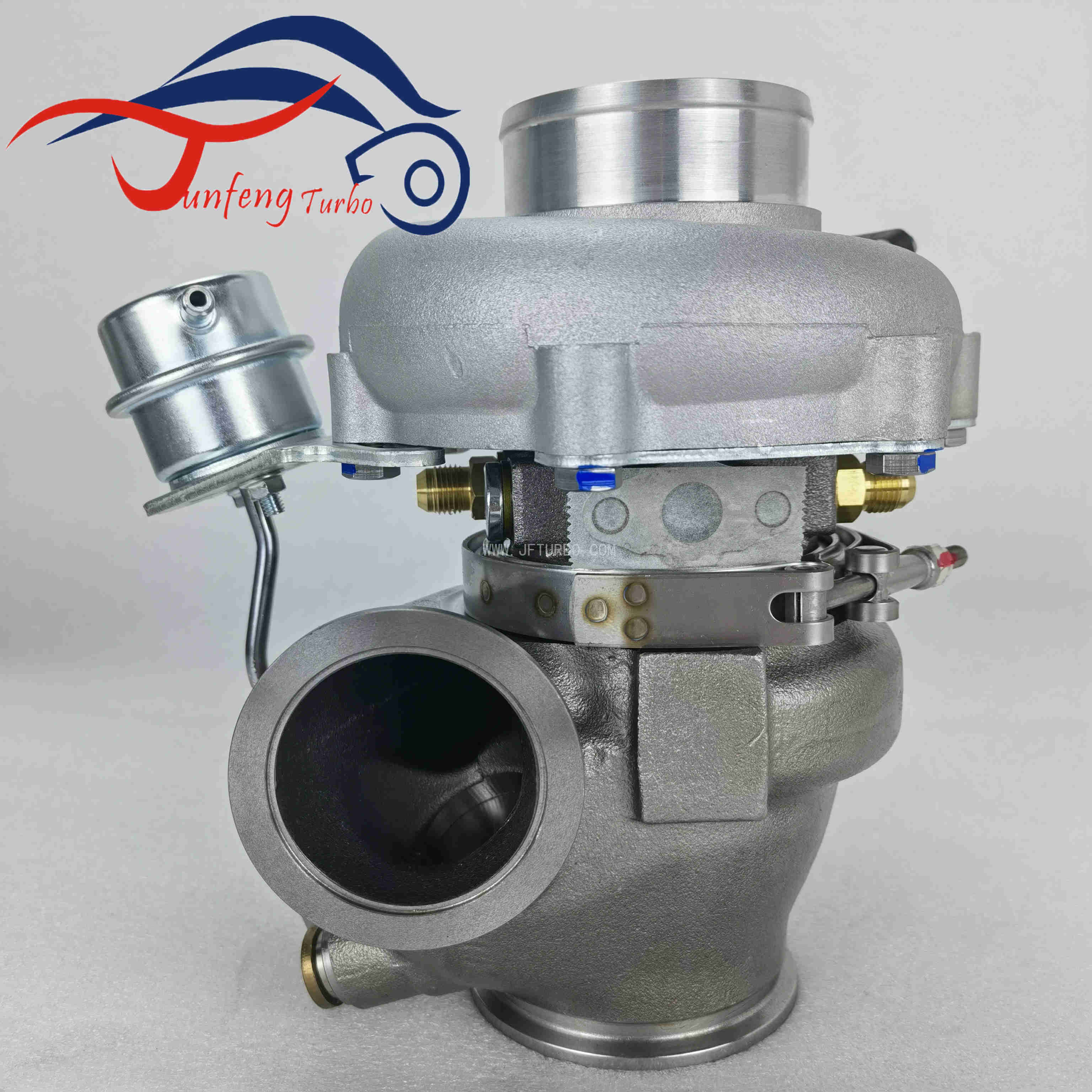 Dual ball bearing turbo G25-660 Standard Rotation Ar 0.72 V-Band Cast Iron Turbine Wastegate Turbocharger