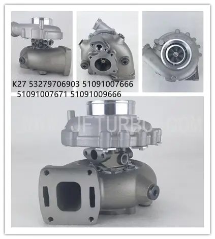 K27 marine engine turbo 53279886903 51091007666 51091007671 51091009666 53279706903 turbocharger for Man Industrial Gen Set E2848LE322 Engine
