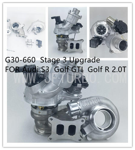 G30-660 Stage 3 06K145722H 06K124713L Upgrade turbocharger for Audi S3 Golf GTI Golf R 2.0T engine