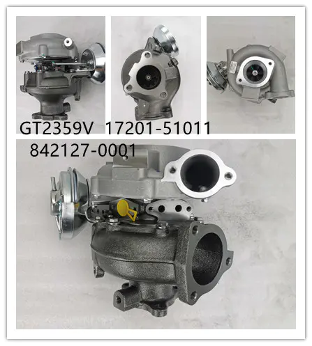 GTA2359V 842127-5001S 775095-5001S 769686-5001S 17201-51010 17201-51011 Turbocharger for Toyota Land cruiser D4D UTILITY V8 VDJ78 / VDJ79 1VD FTV engine